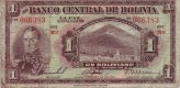 1 boliviano